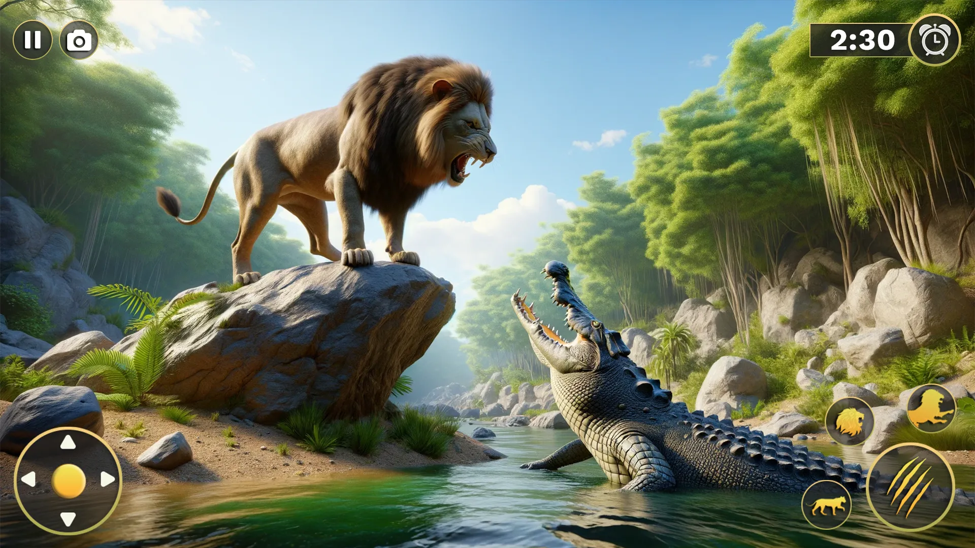 Lion Games 3D Animal Hunting | Indus Appstore | Screenshot