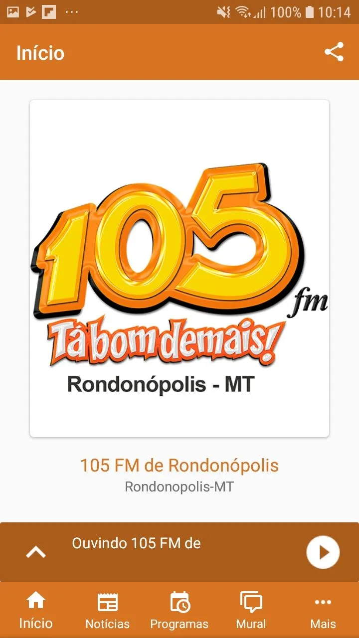 105 FM de Rondonópolis | Indus Appstore | Screenshot