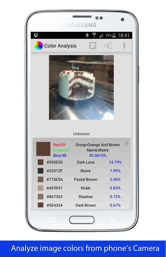 Color Analysis | Indus Appstore | Screenshot