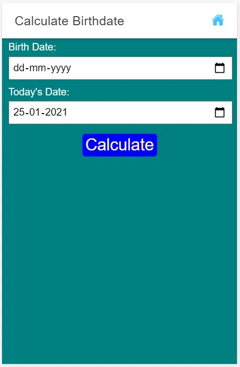 age calculator | Indus Appstore | Screenshot