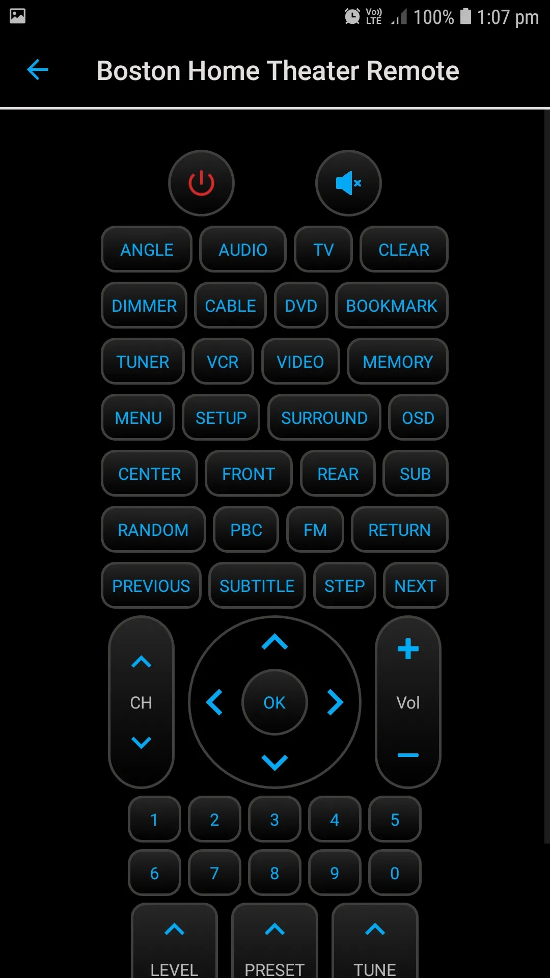 Remote For Home Theater | Indus Appstore | Screenshot