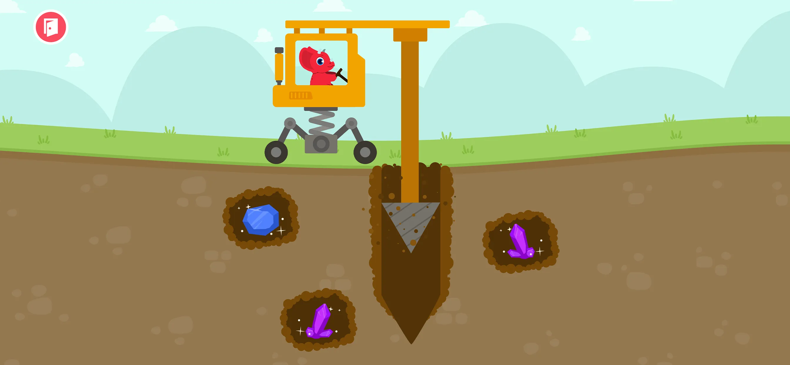 Dinosaur Digger Excavator Game | Indus Appstore | Screenshot