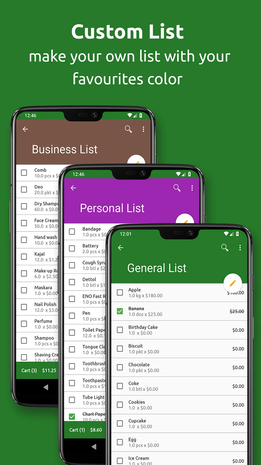 Shopping List Pro | Indus Appstore | Screenshot