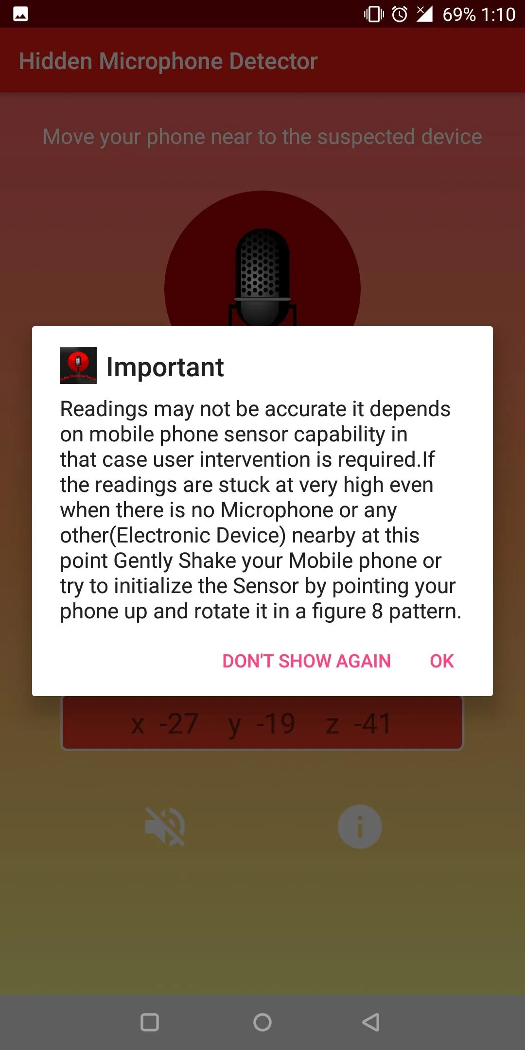 Hidden Microphone Detector | Indus Appstore | Screenshot