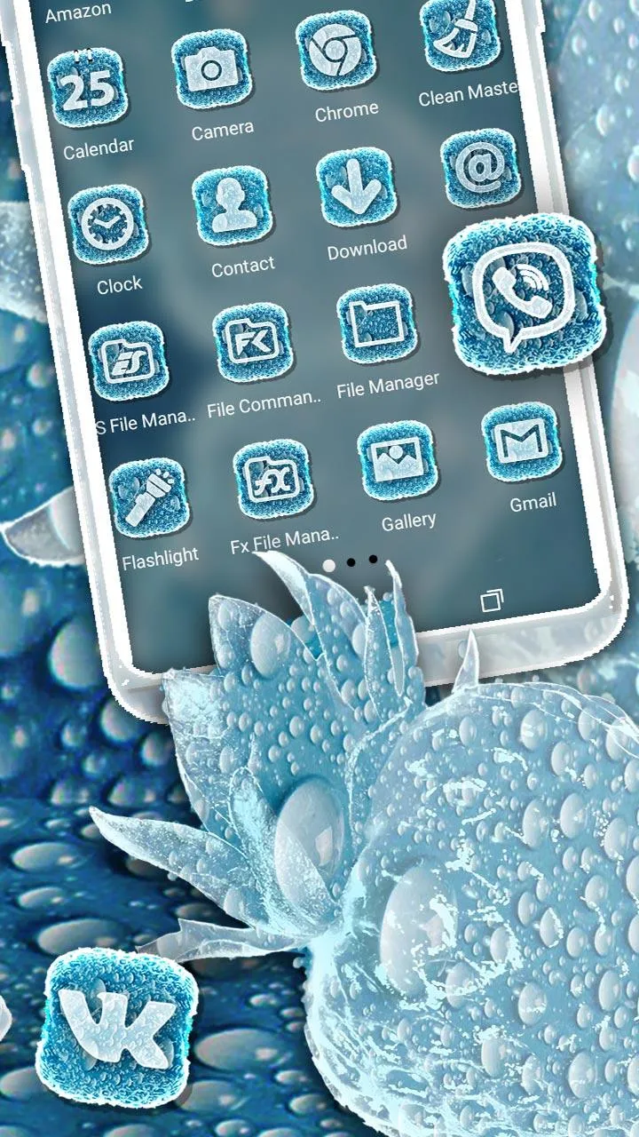 Strawberry Ice Launcher Theme | Indus Appstore | Screenshot