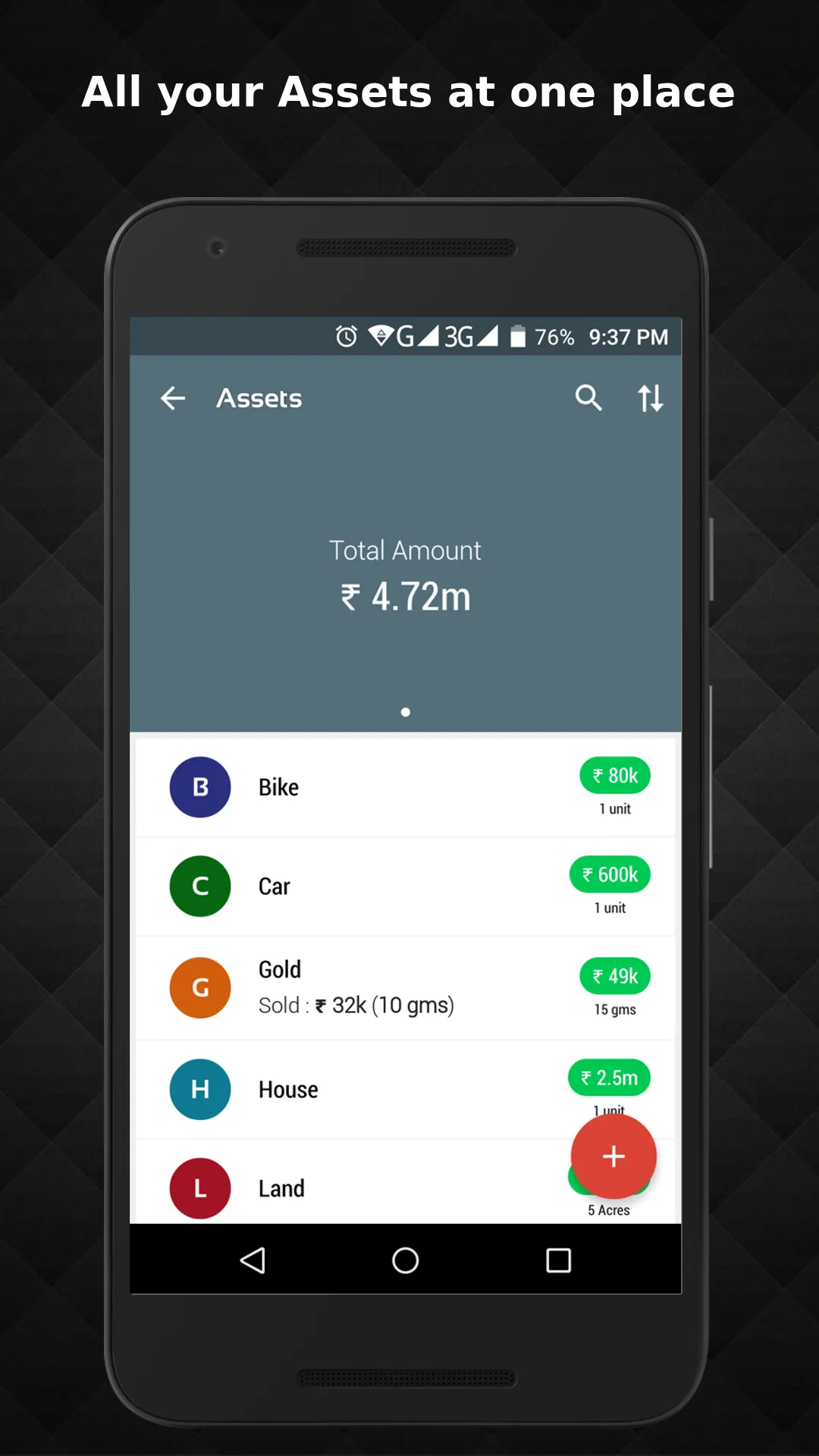 vMoneyTracker : Money Manager | Indus Appstore | Screenshot