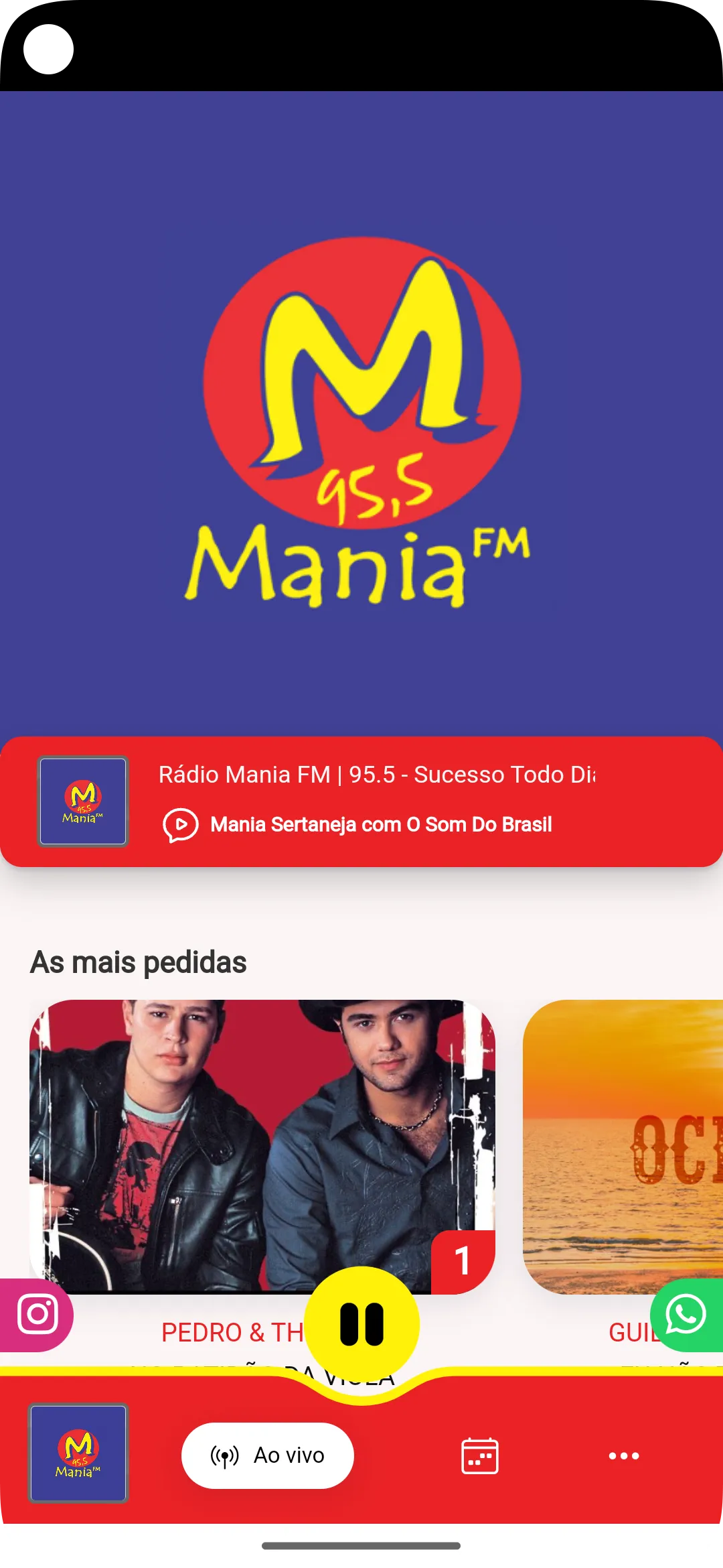 Rádio Mania FM | 95.5 | Indus Appstore | Screenshot