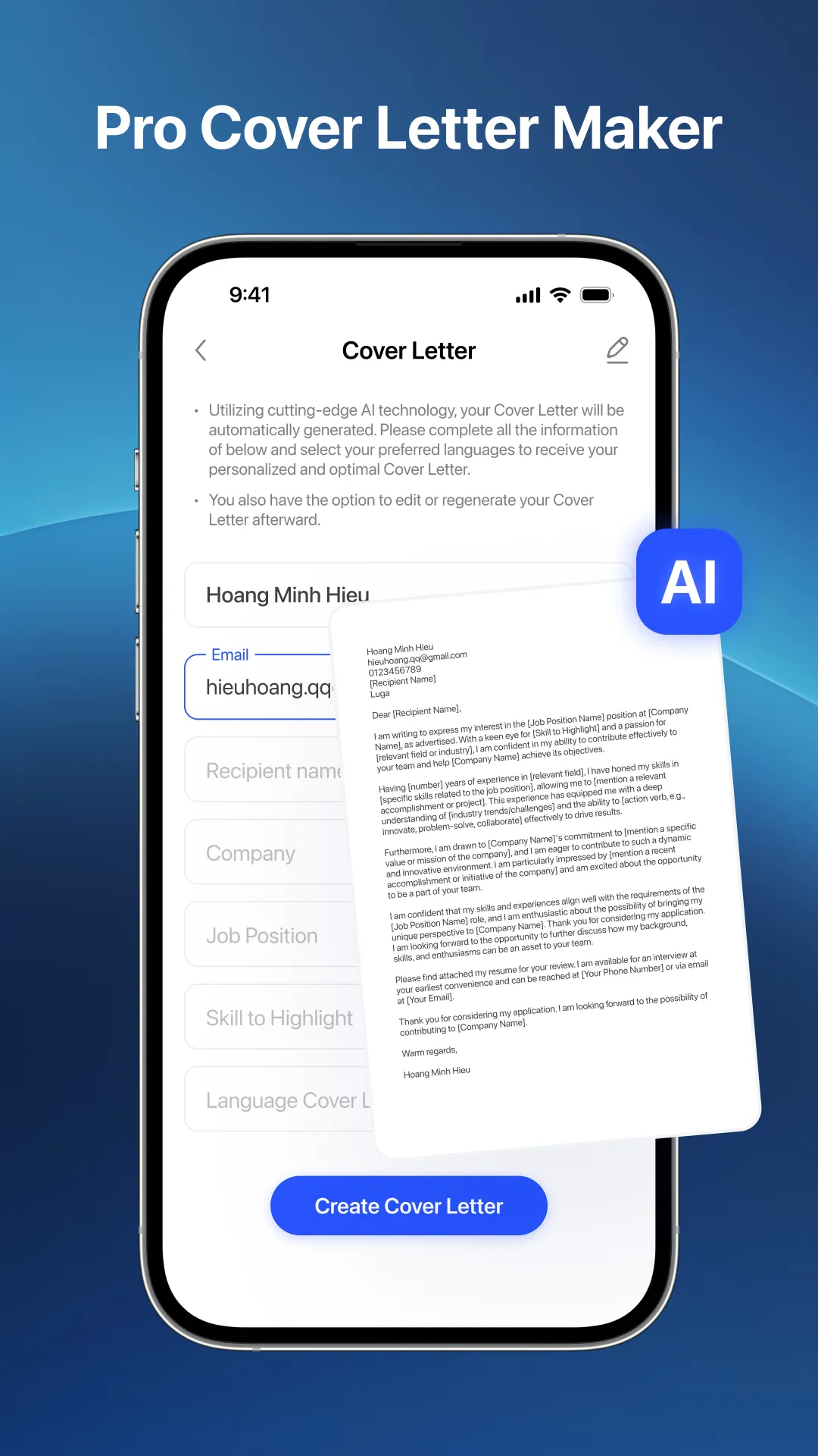 CV Maker and AI CV Builder | Indus Appstore | Screenshot