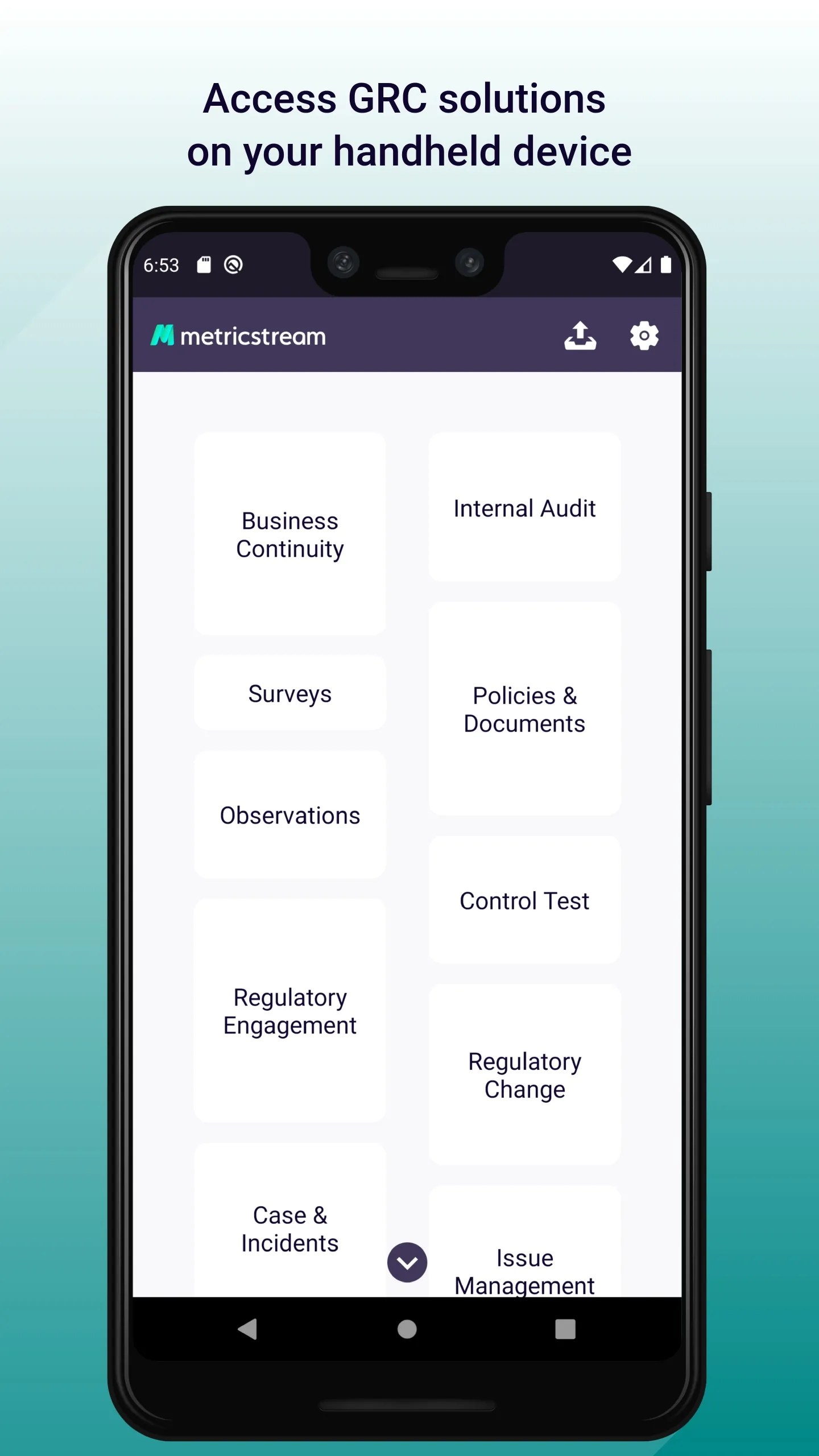 MetricStream | Indus Appstore | Screenshot