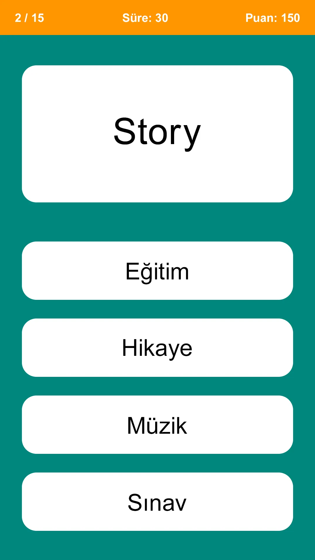 İngilizce Kelime Testi | Indus Appstore | Screenshot