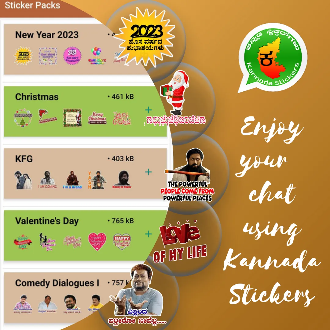 Kannada Whastapp Stickers | Indus Appstore | Screenshot