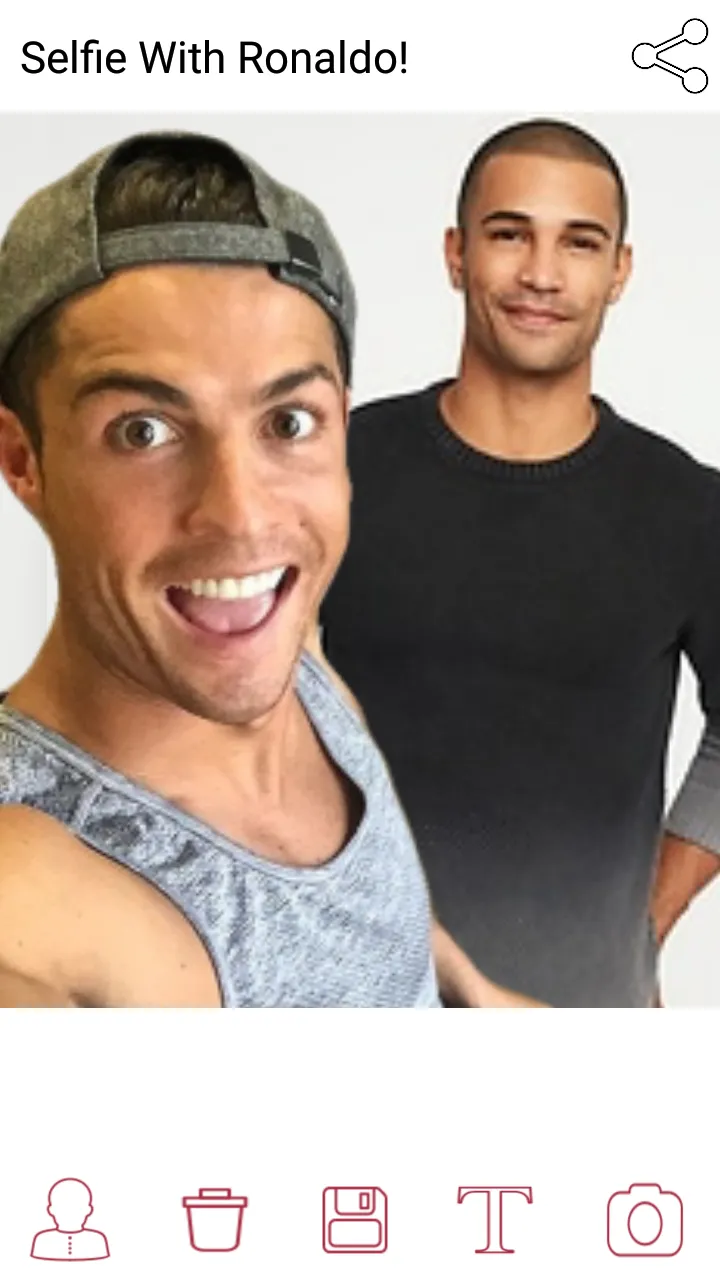 Selfie With Ronaldo! | Indus Appstore | Screenshot