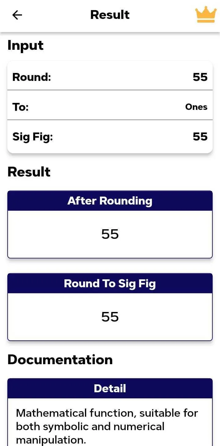 Rounding Calculator | Indus Appstore | Screenshot