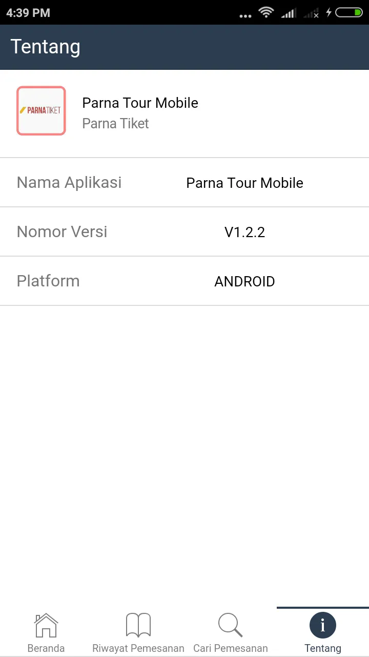 Parna Tiket | Indus Appstore | Screenshot