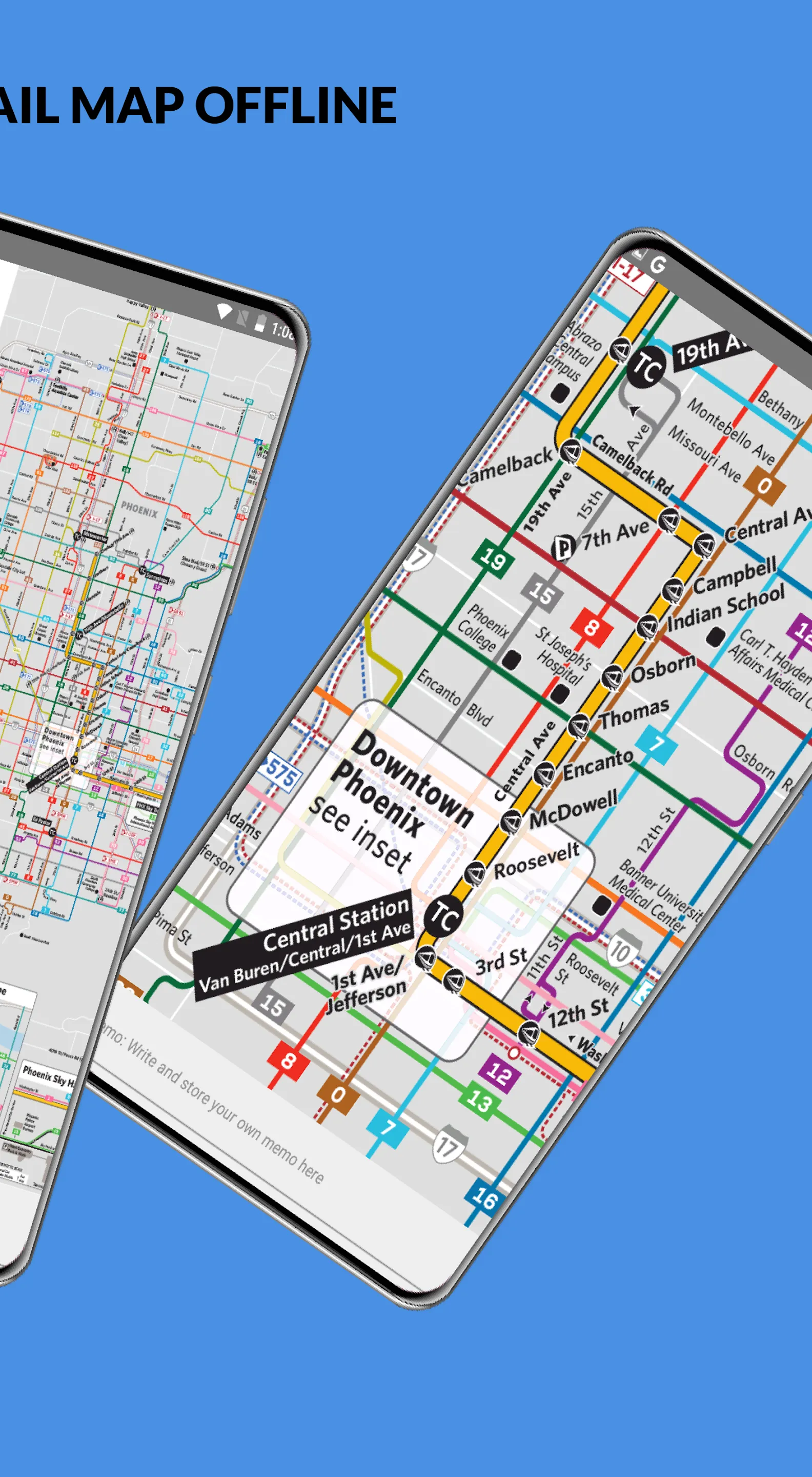 PHOENIX BUS AND RAIL MAP OFFLI | Indus Appstore | Screenshot