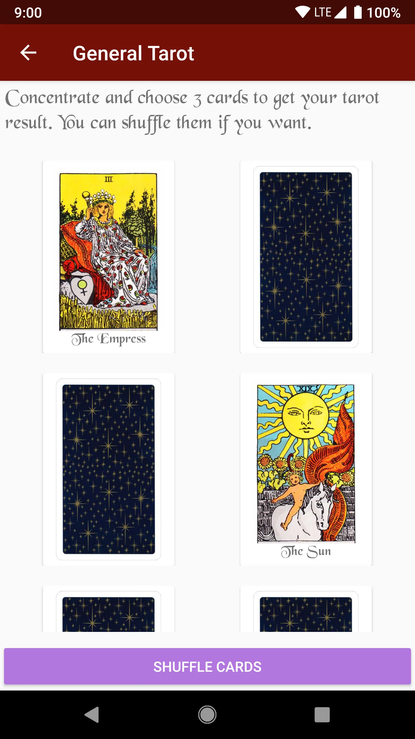 Tarot Card Reading | Indus Appstore | Screenshot