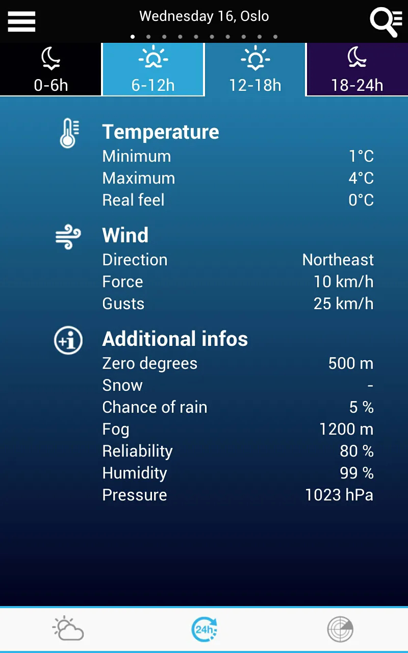 Weather for Norway | Indus Appstore | Screenshot