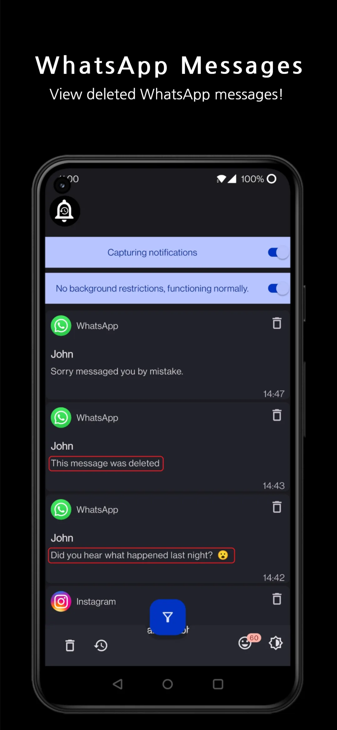 Save Notification History Log | Indus Appstore | Screenshot