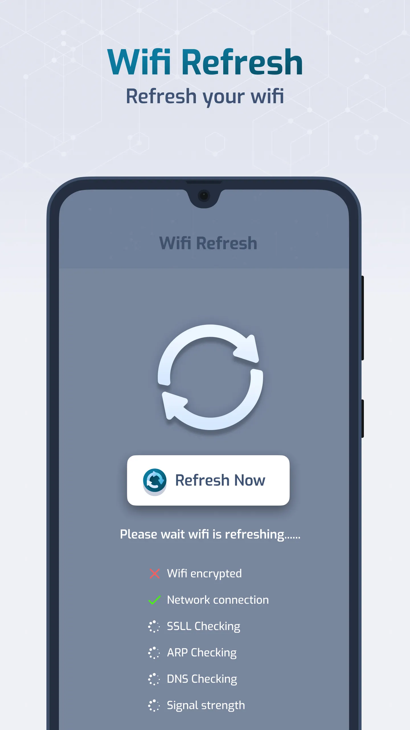 WiFi Refresh & Signal Alert | Indus Appstore | Screenshot