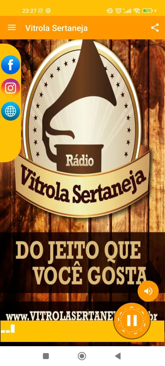 Radio Vitrola Sertaneja | Indus Appstore | Screenshot