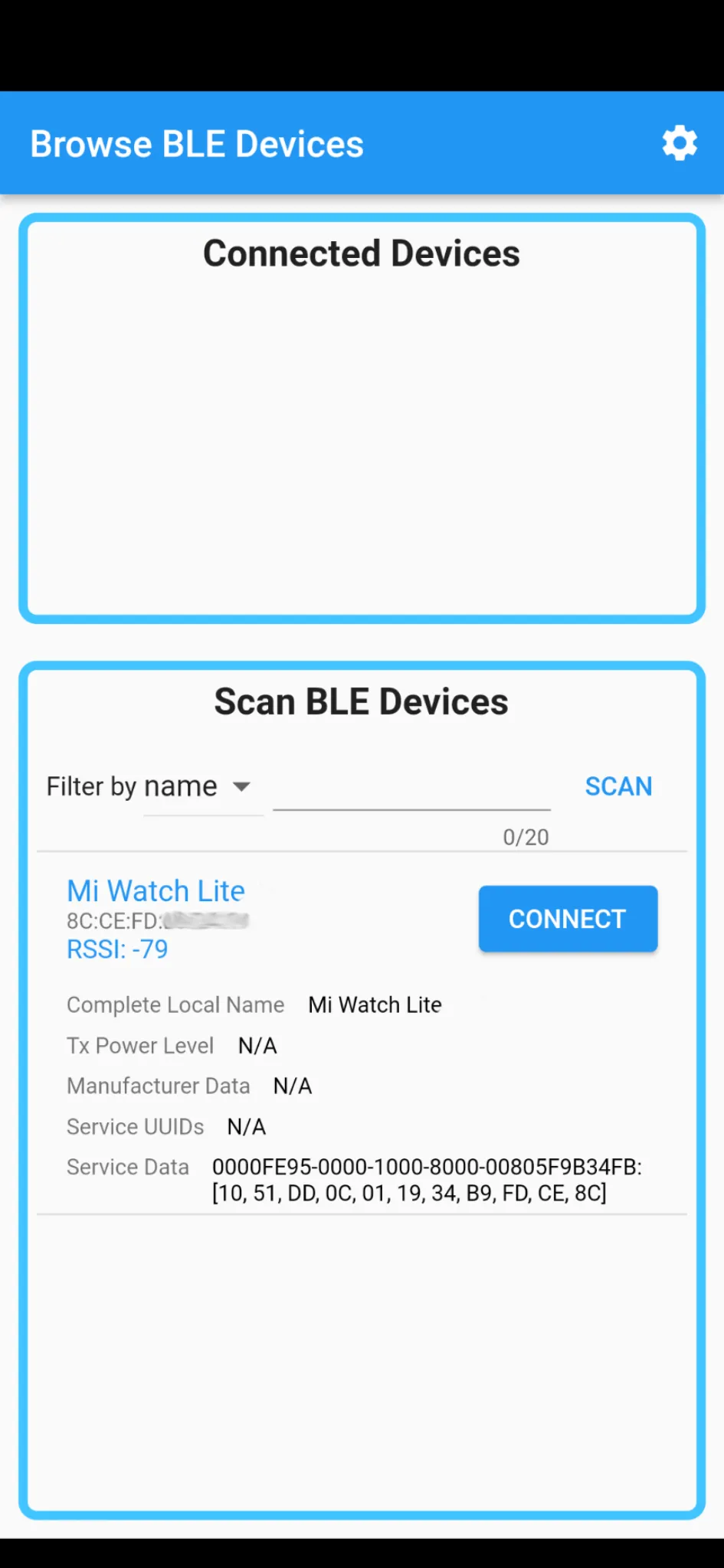 BLE GATT Browser | Indus Appstore | Screenshot