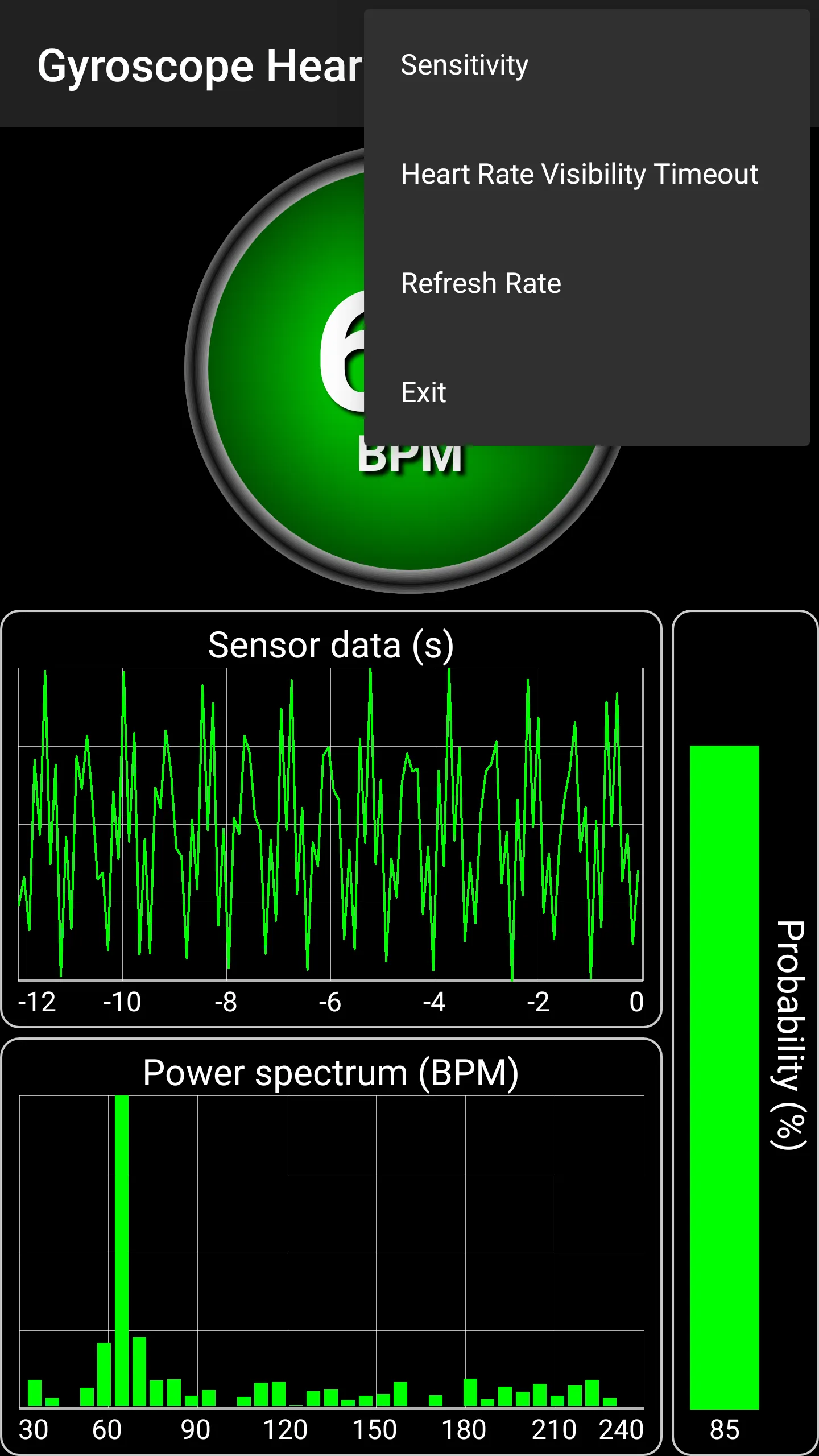 Gyroscope Heart Rate | Indus Appstore | Screenshot