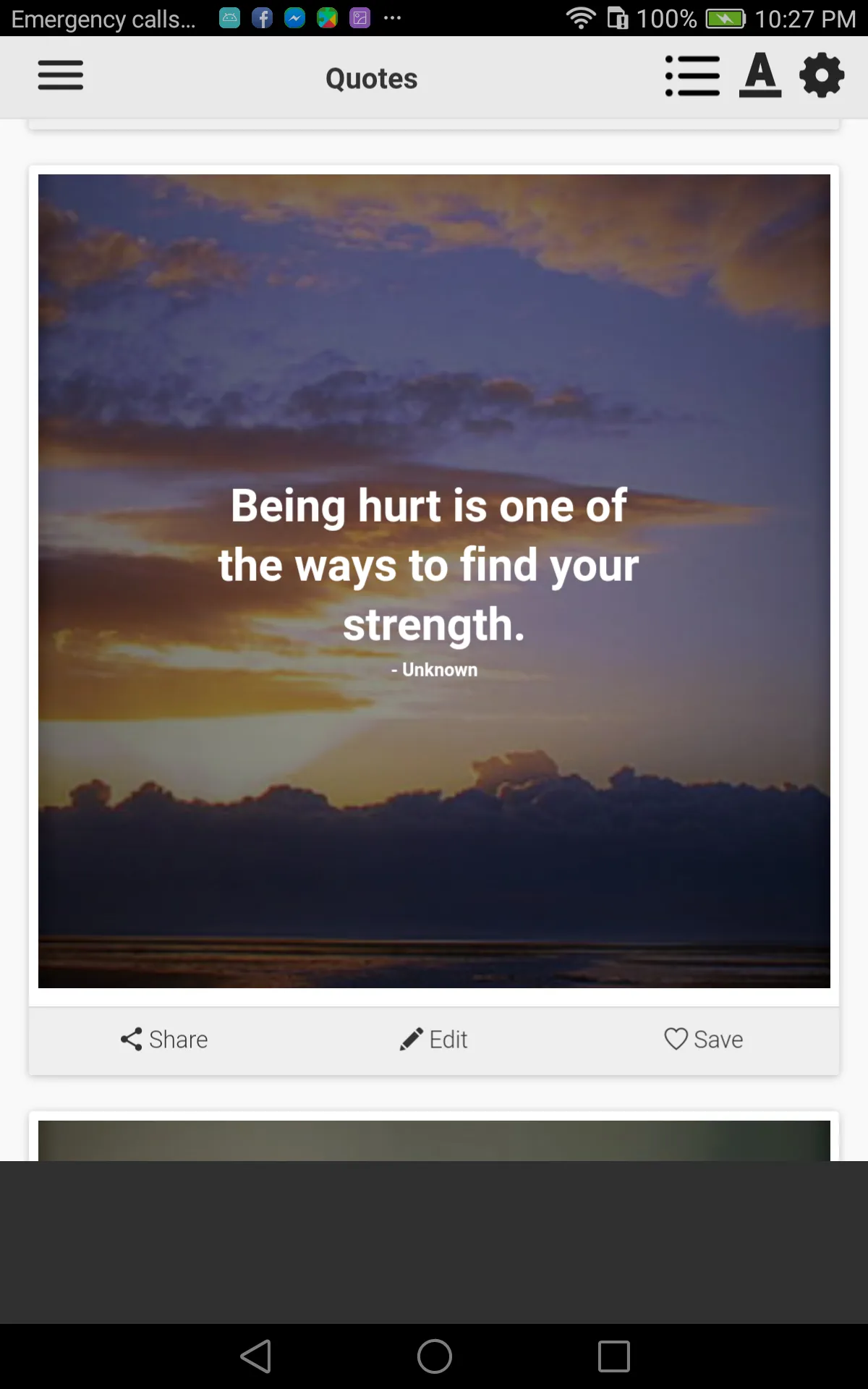 Hurt Quotes | Indus Appstore | Screenshot