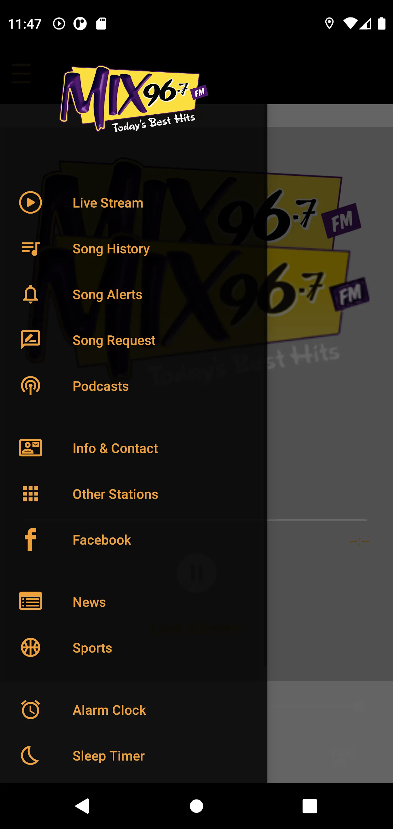 MIX 96.7 | Indus Appstore | Screenshot