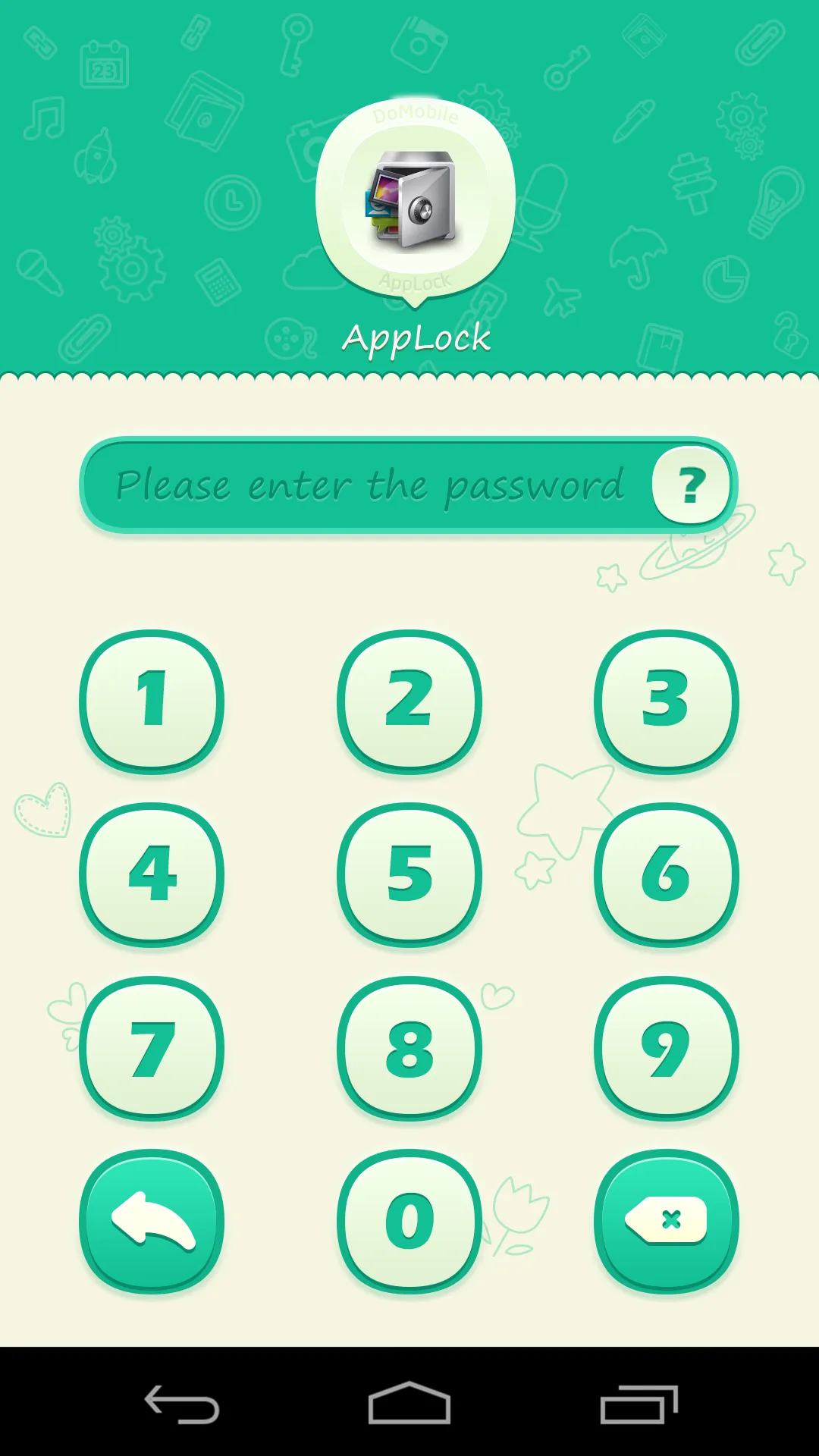 AppLock Theme Green | Indus Appstore | Screenshot