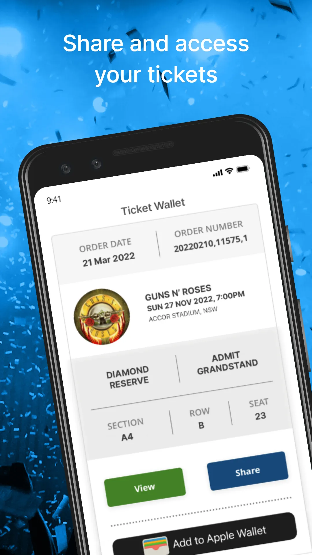 Ticketek AU | Indus Appstore | Screenshot