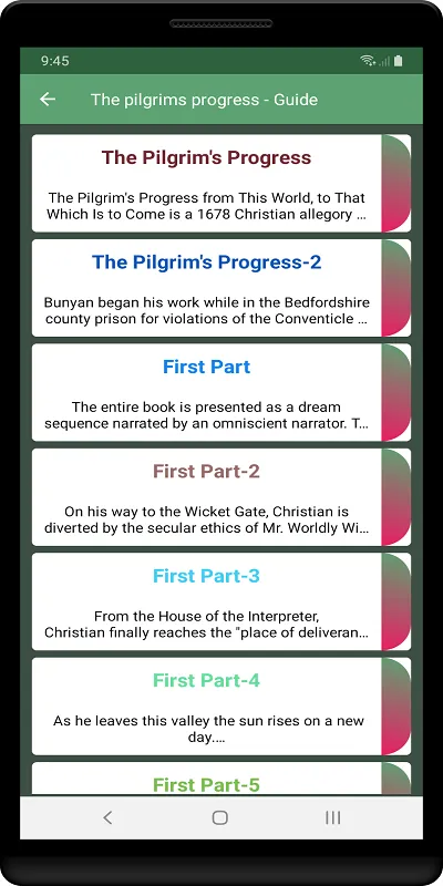 The pilgrims progress - Guide | Indus Appstore | Screenshot