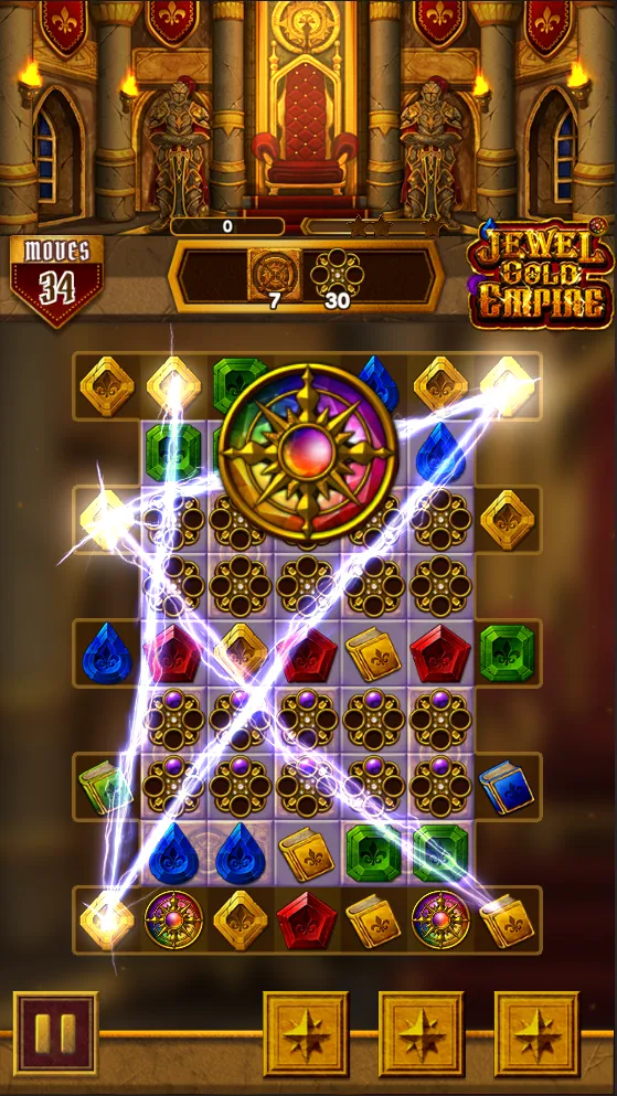 Jewel Gold Empire : Match 3 | Indus Appstore | Screenshot