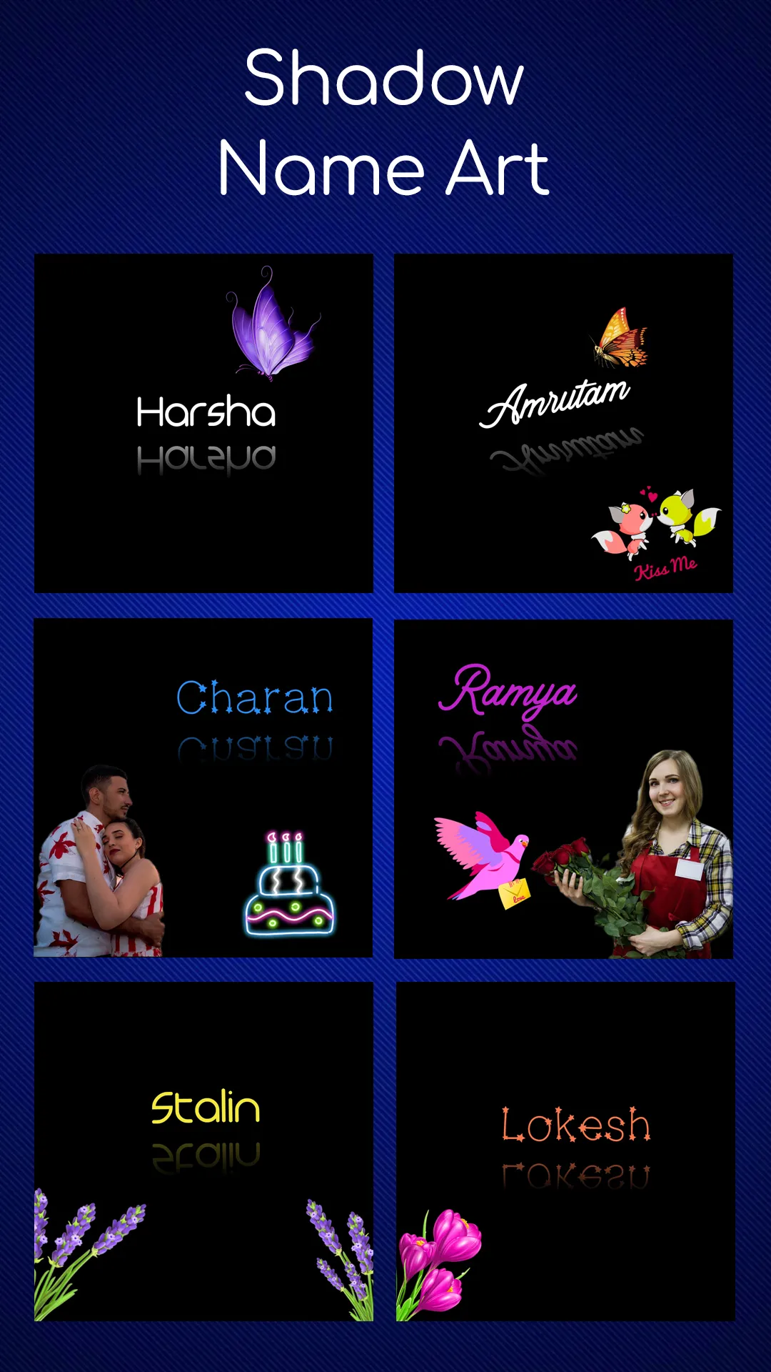 Name Art Photo Editing App | Indus Appstore | Screenshot