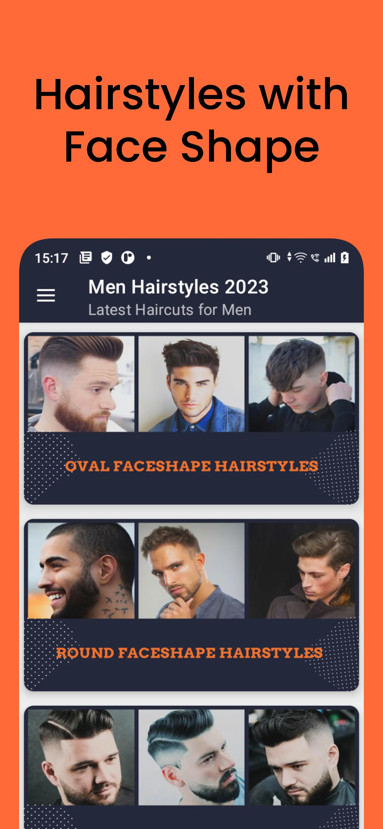 Haircuts Men 2024 | Hairstyles | Indus Appstore | Screenshot