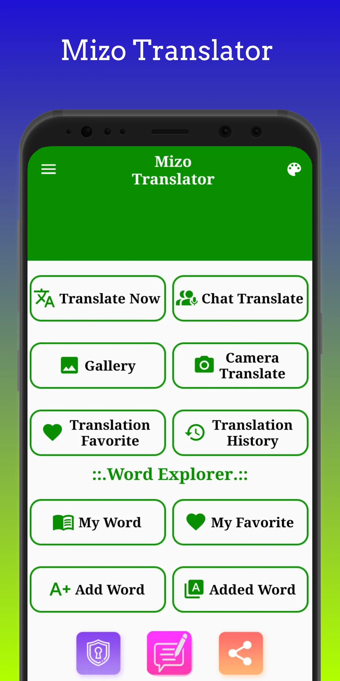 Mizo Translator | Indus Appstore | Screenshot