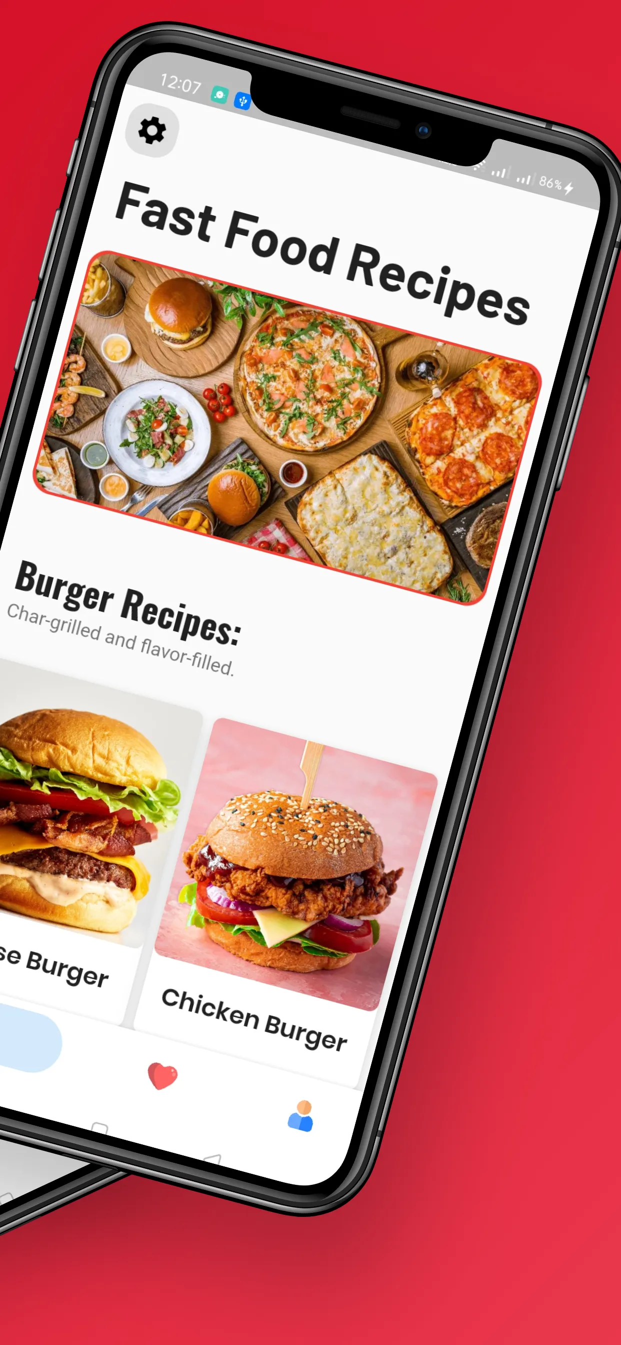 Fast Food Recipes Cookbook | Indus Appstore | Screenshot