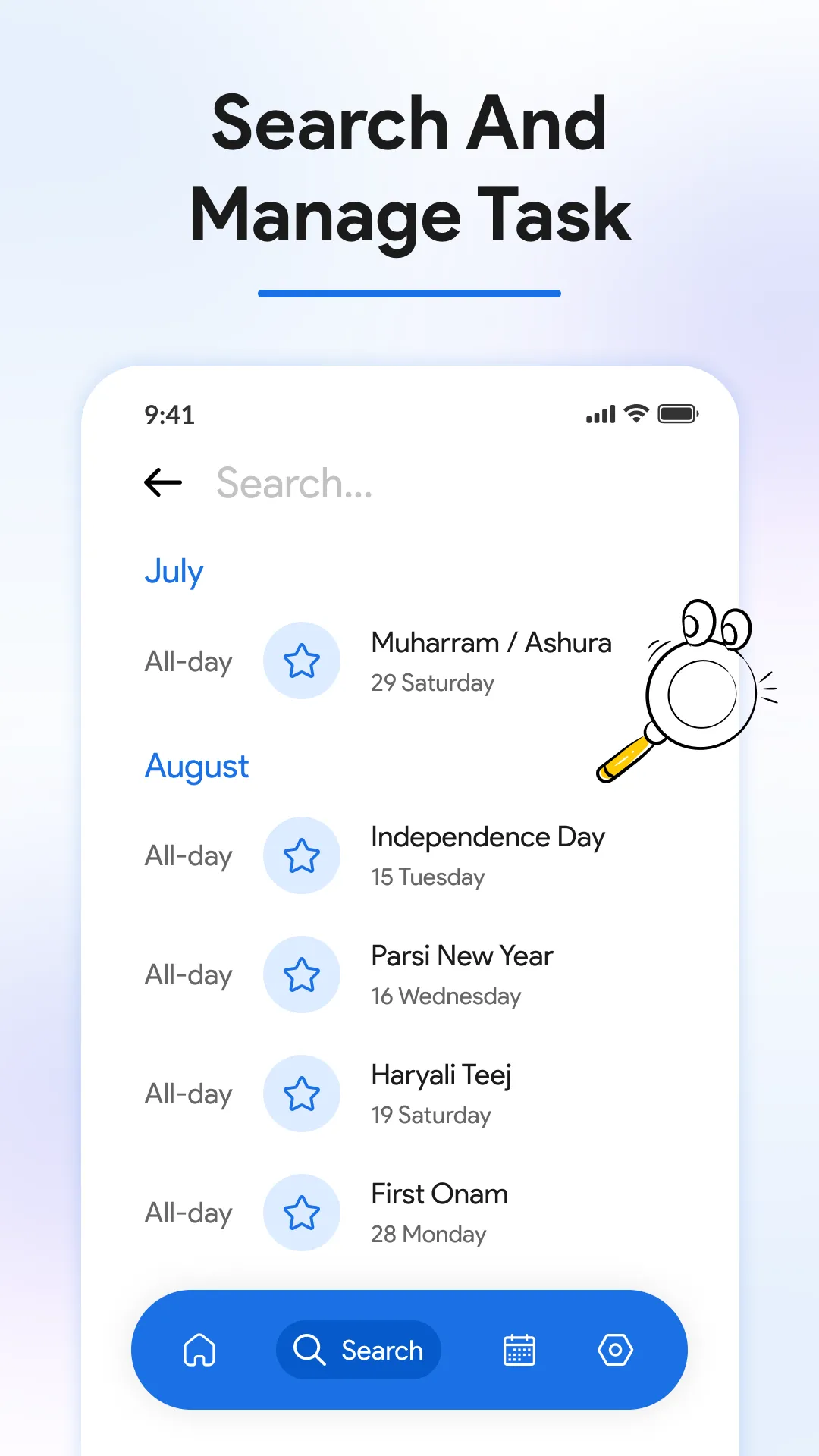 Calendar | Indus Appstore | Screenshot