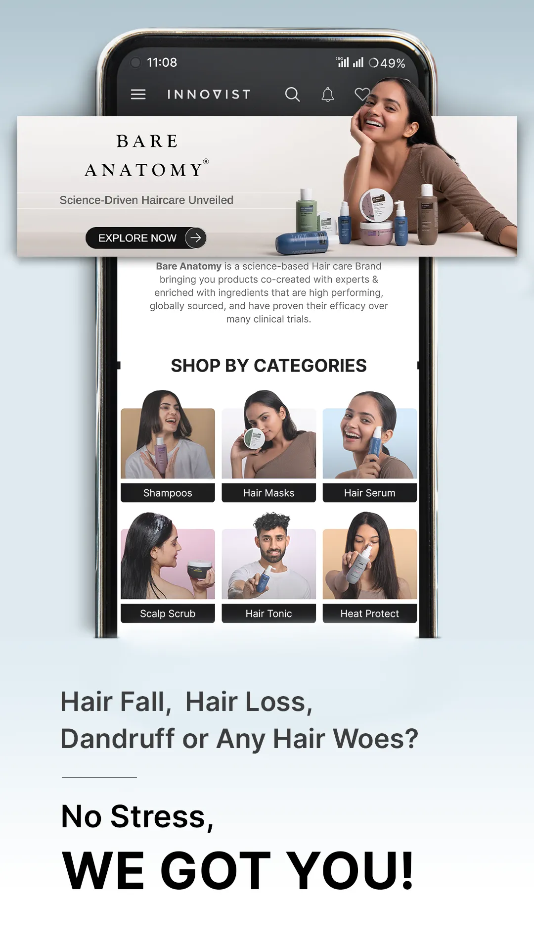 Innovist: Hair, Skin, Sun Care | Indus Appstore | Screenshot