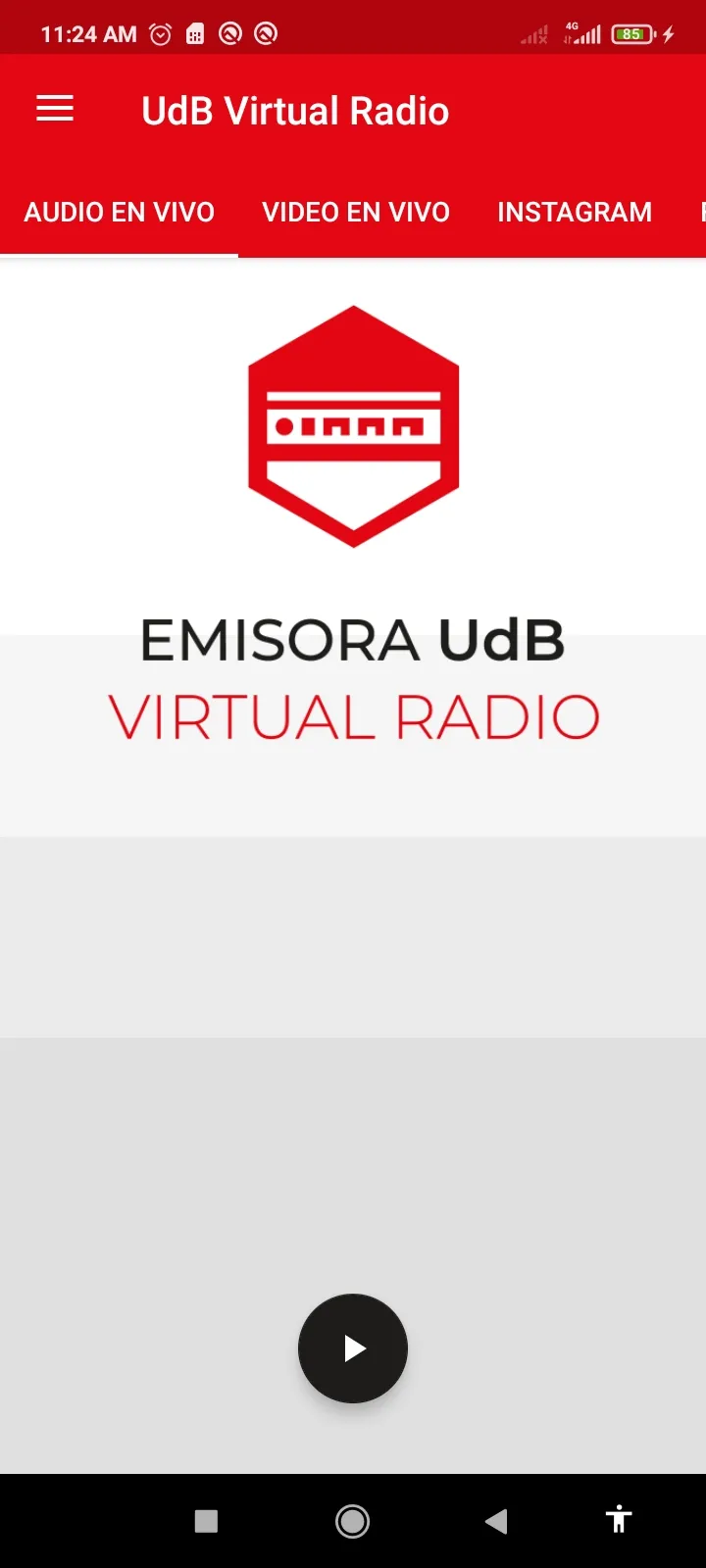 UdB Virtual Radio | Indus Appstore | Screenshot