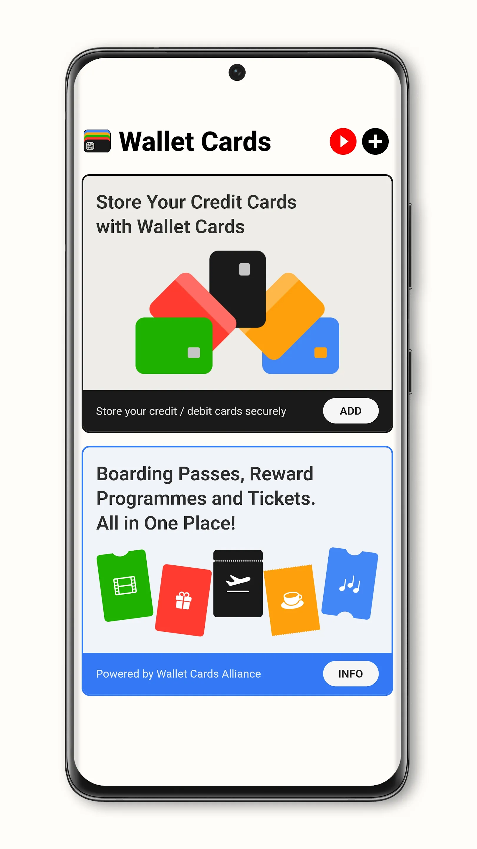 Wallet Cards | Digital Wallet | Indus Appstore | Screenshot