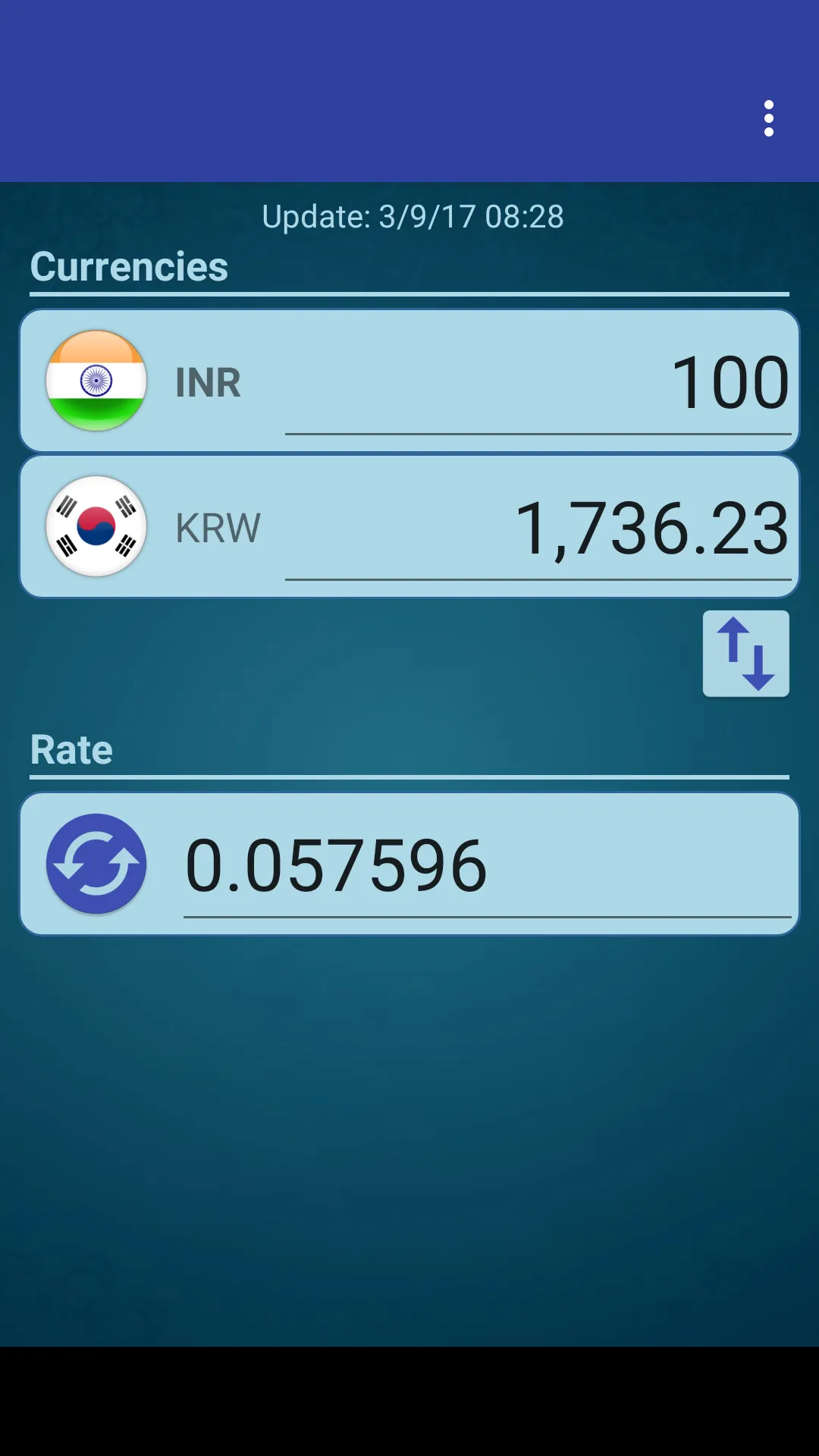 S Korea Won x Indian Rupee | Indus Appstore | Screenshot