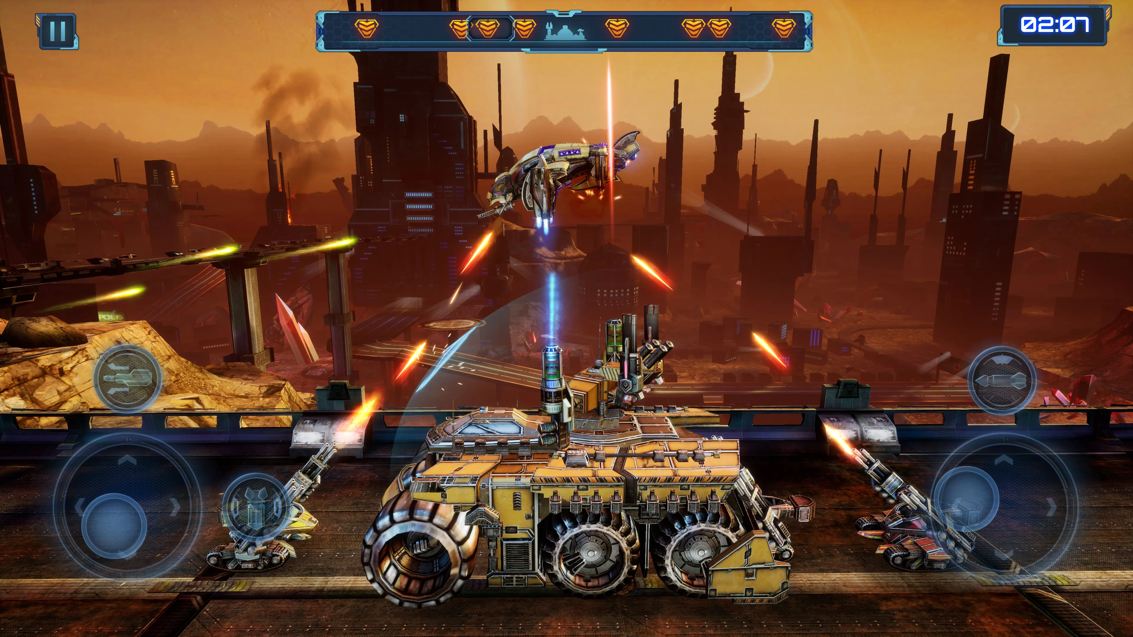 Red Siren: Robot and Mecha War | Indus Appstore | Screenshot