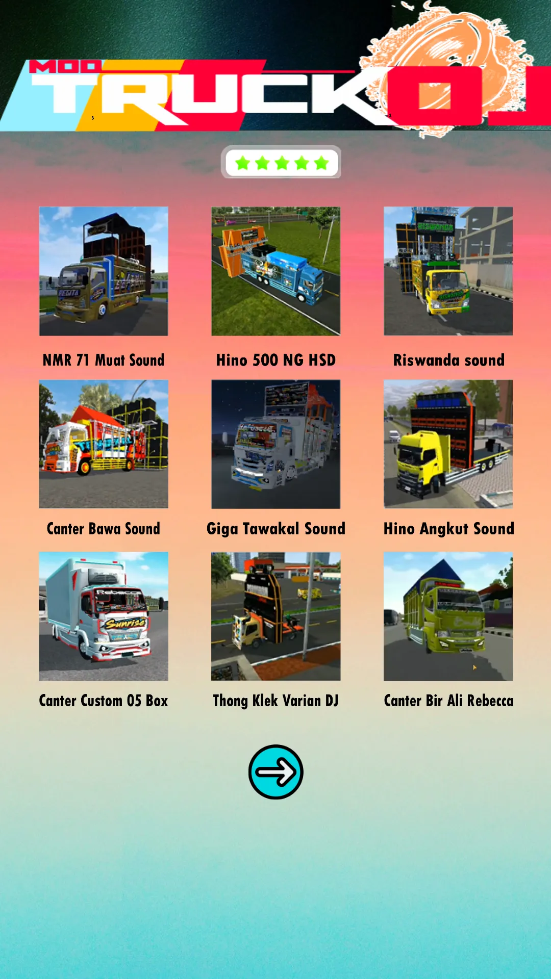 Mod Truck DJ | Indus Appstore | Screenshot