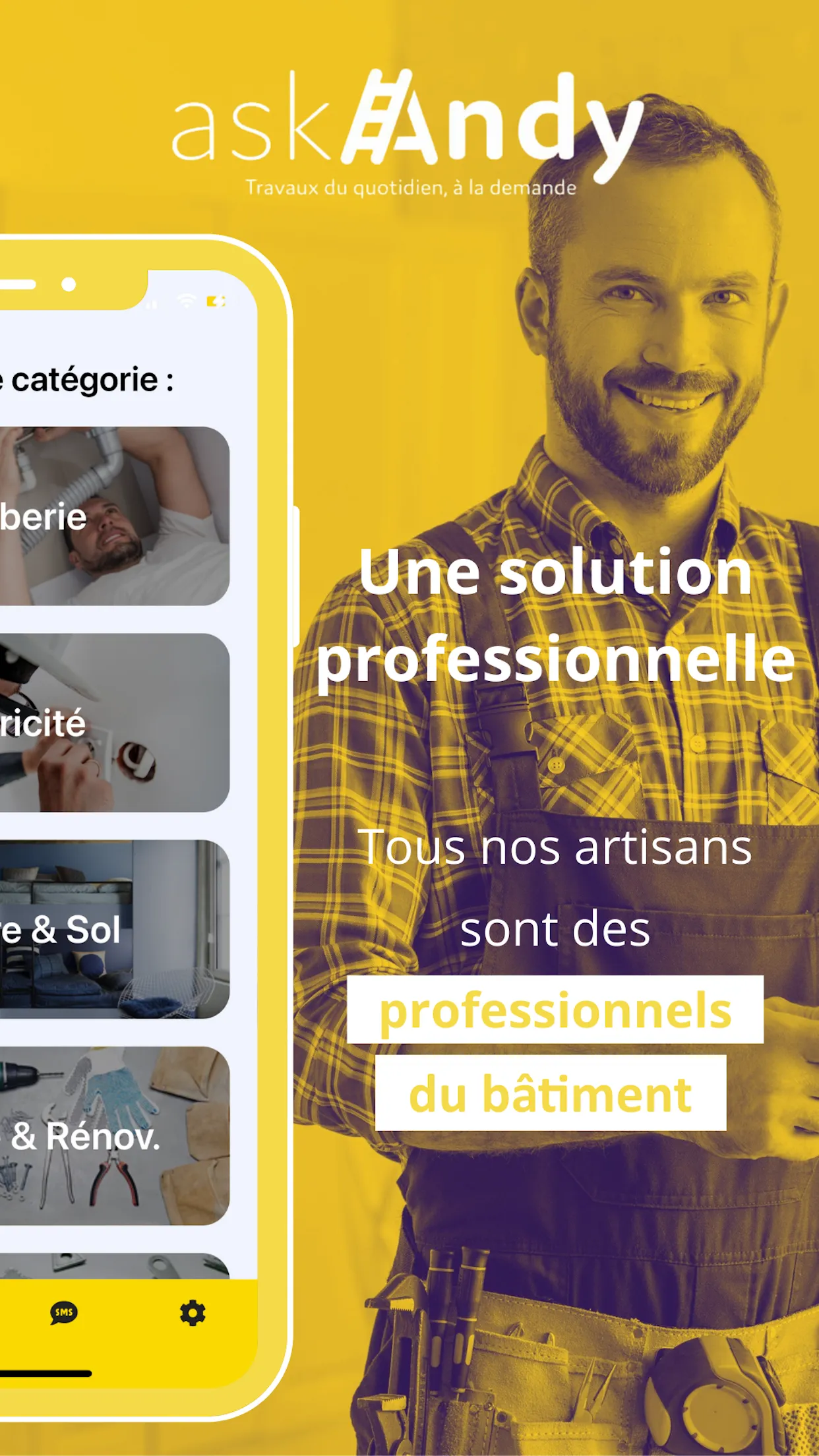 askAndy Renovation man France | Indus Appstore | Screenshot