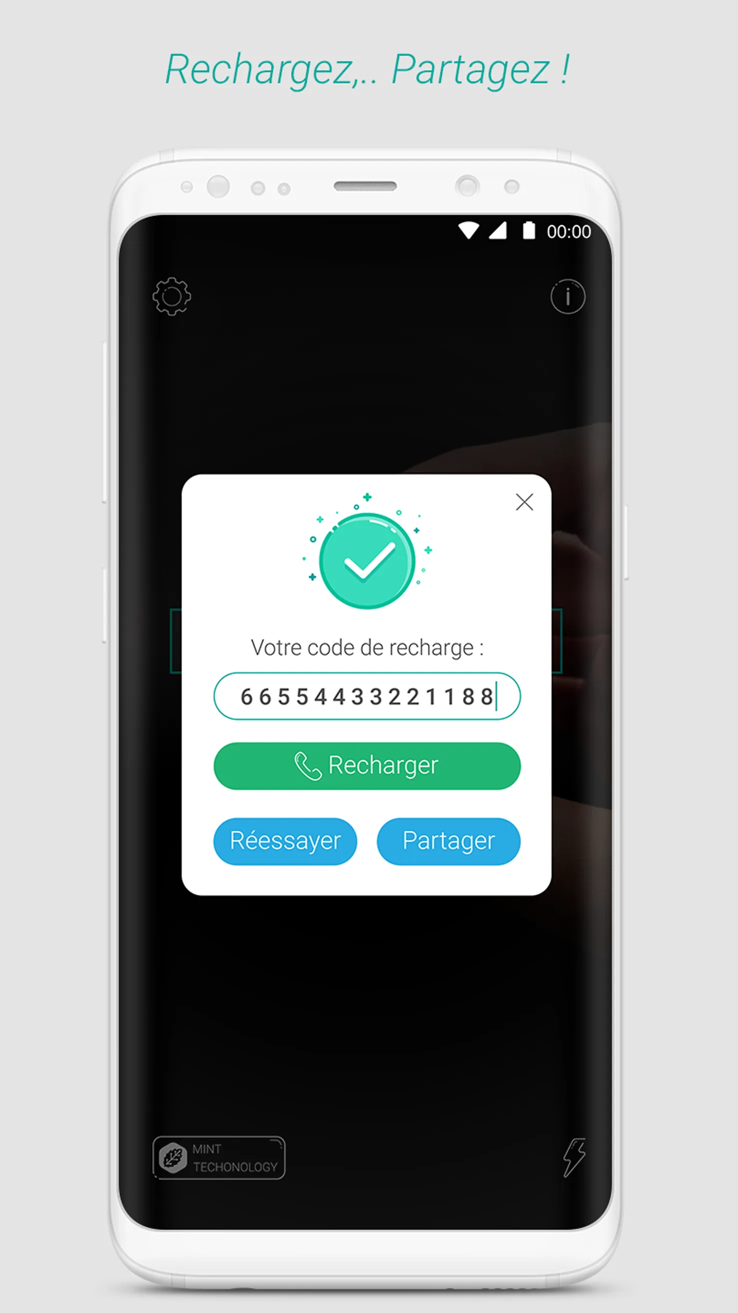 Recharg'i - Scan the recharge  | Indus Appstore | Screenshot