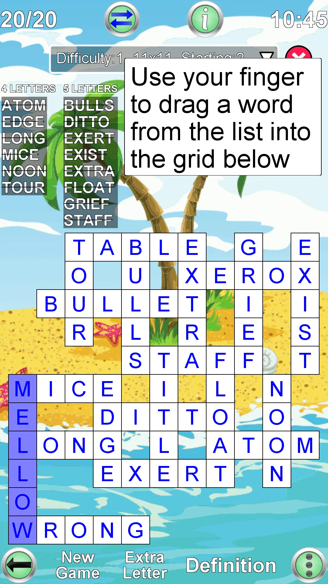 Word Fit Puzzle | Indus Appstore | Screenshot