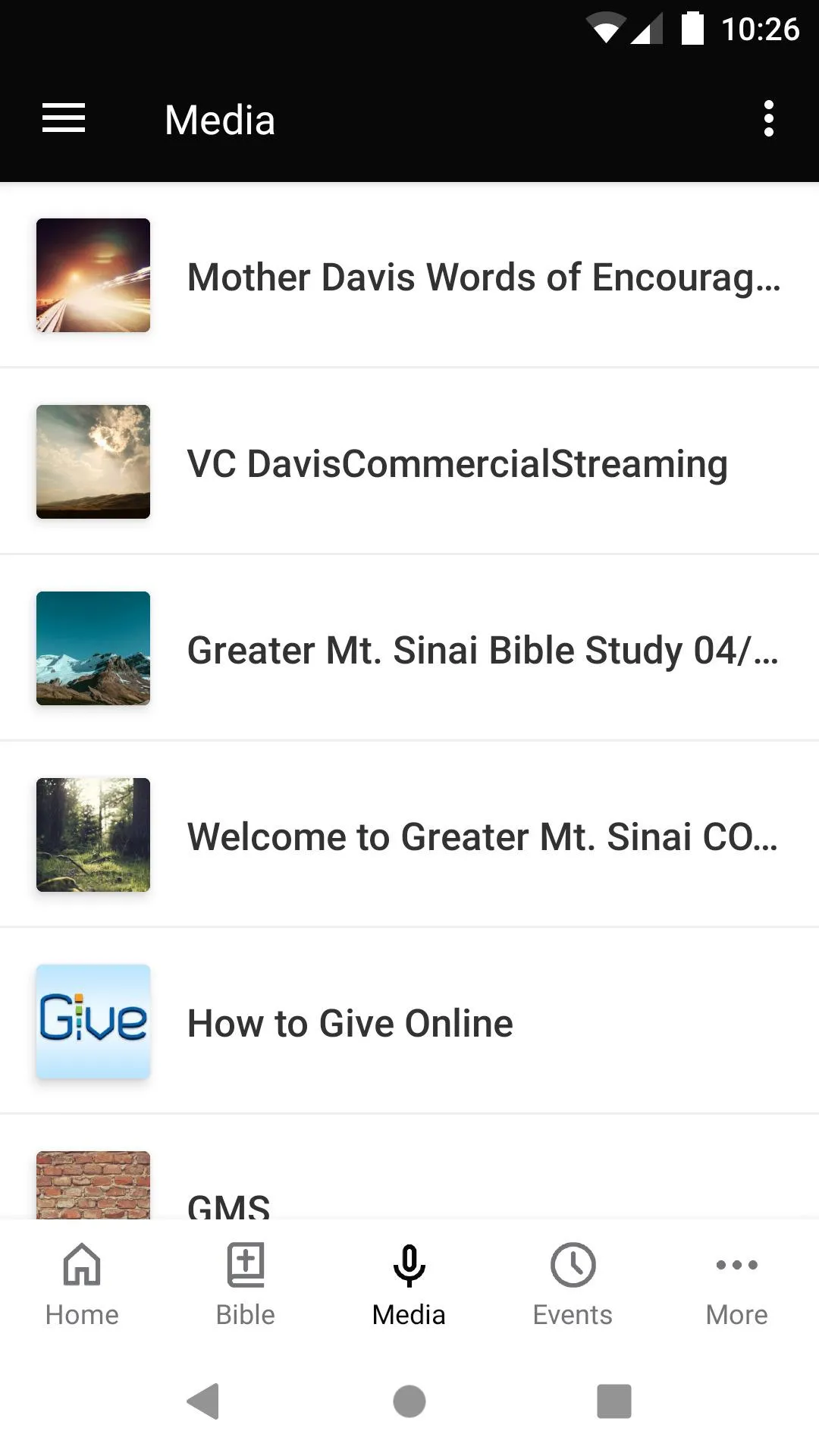 Greater Mt. Sinai COGIC | Indus Appstore | Screenshot