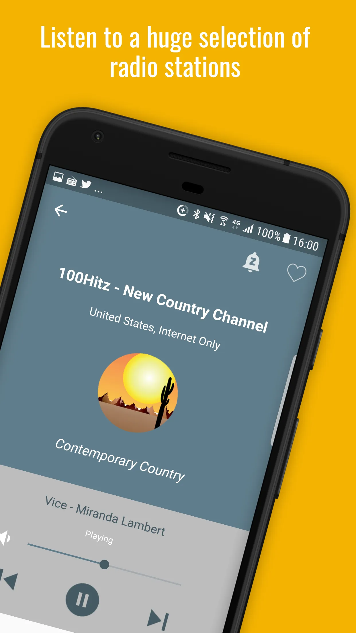 Contemporary Country Radio | Indus Appstore | Screenshot