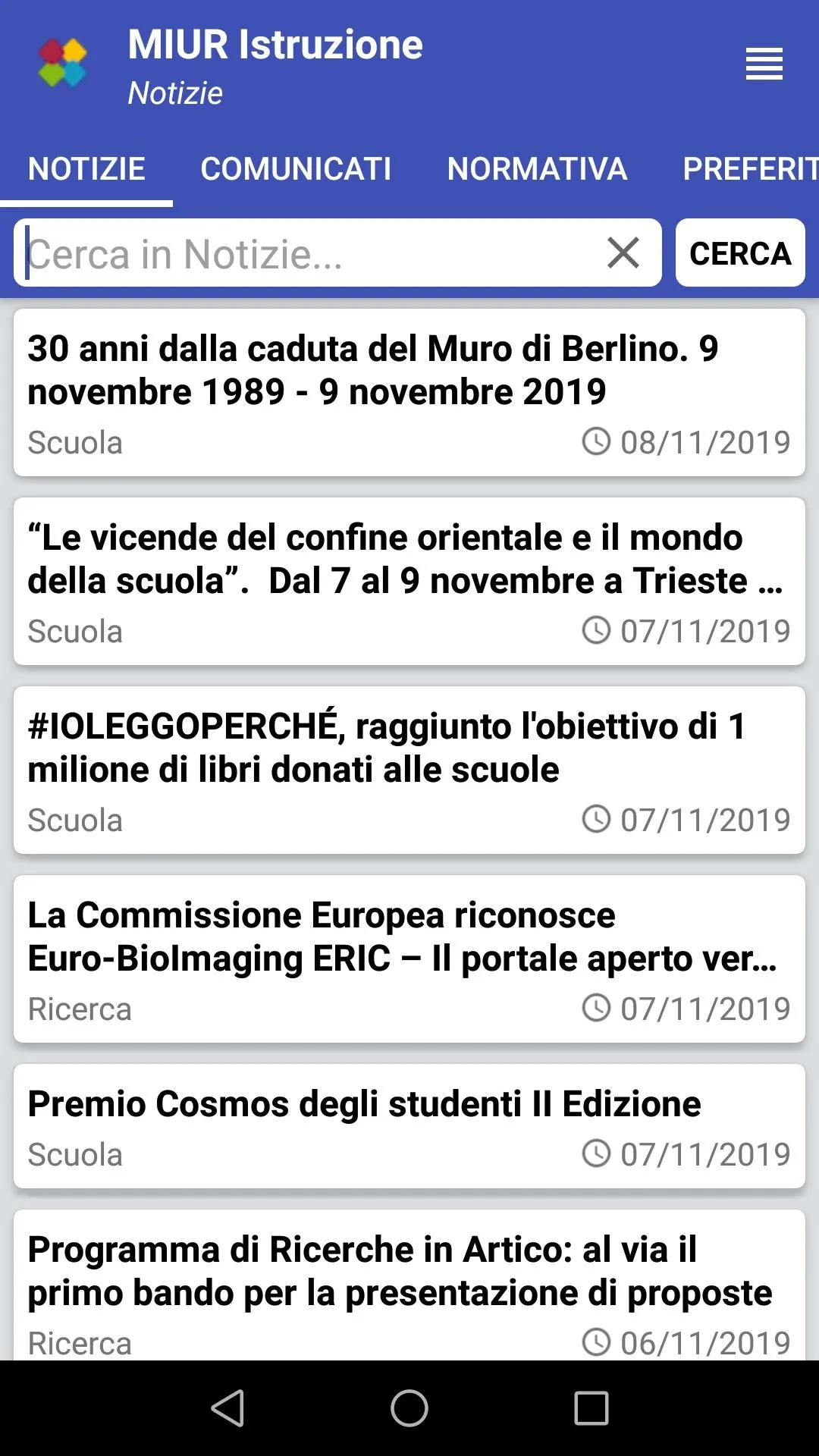 MIUR Istruzione | Indus Appstore | Screenshot