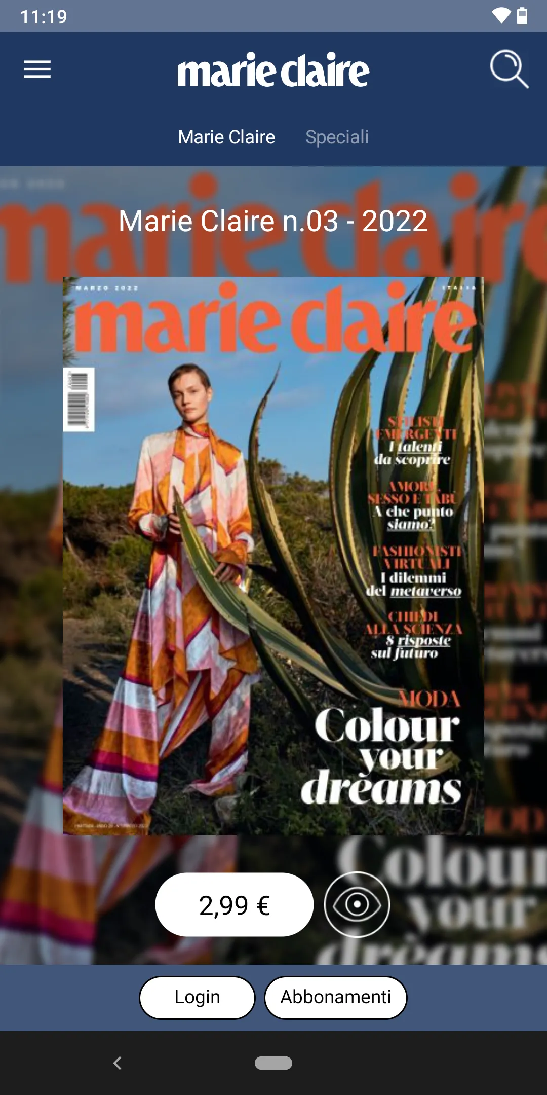 Marie Claire Italia | Indus Appstore | Screenshot